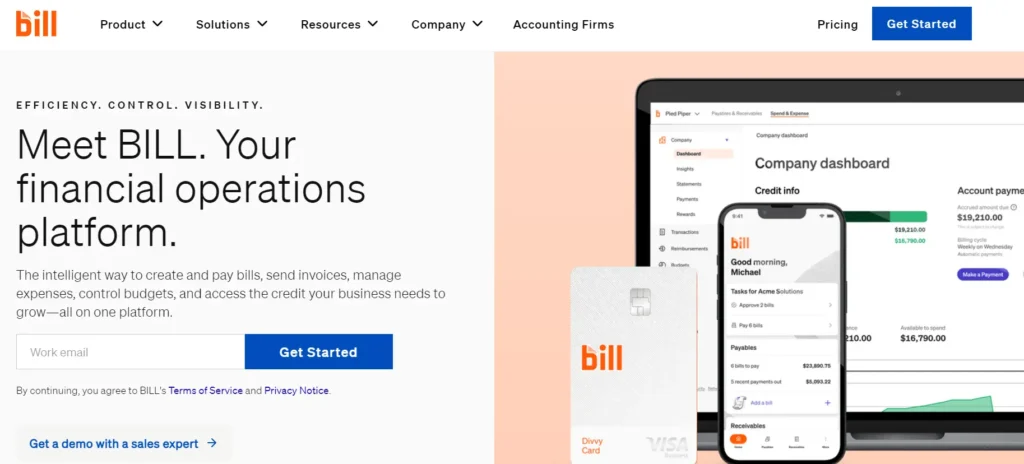 bill ai tools for accounting